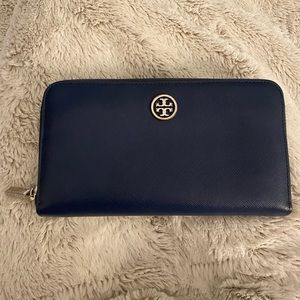 Tory Burch Navy Blue Wallet